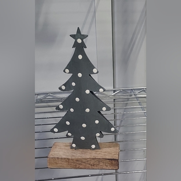 Other - Polka Dot Christmas Tree Decoration( Metal Top )